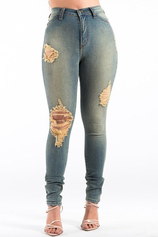 Kylie Skinny Jean in Sand