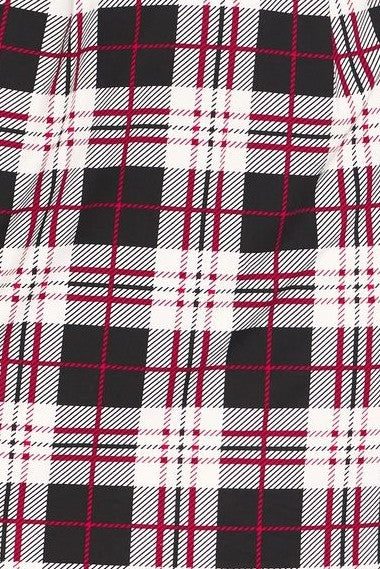 Plaid Contrast Elbow Patch Cardigan