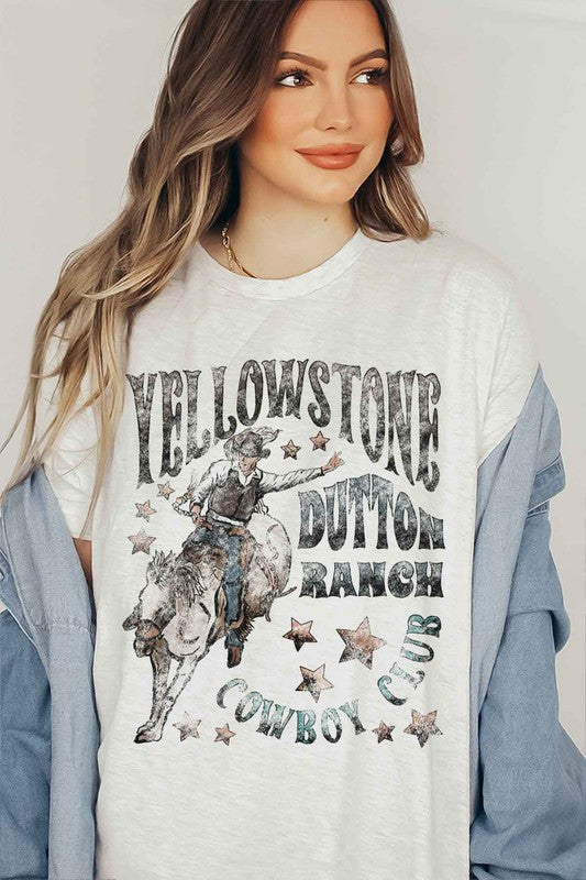 YELLOWSTONE OVERSIZED GRAPHIC TEE / T-SHIRT