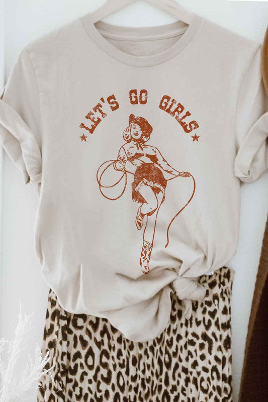 LETS GO GIRLS OVERSIZED GRAPHIC TEE / T-SHIRT