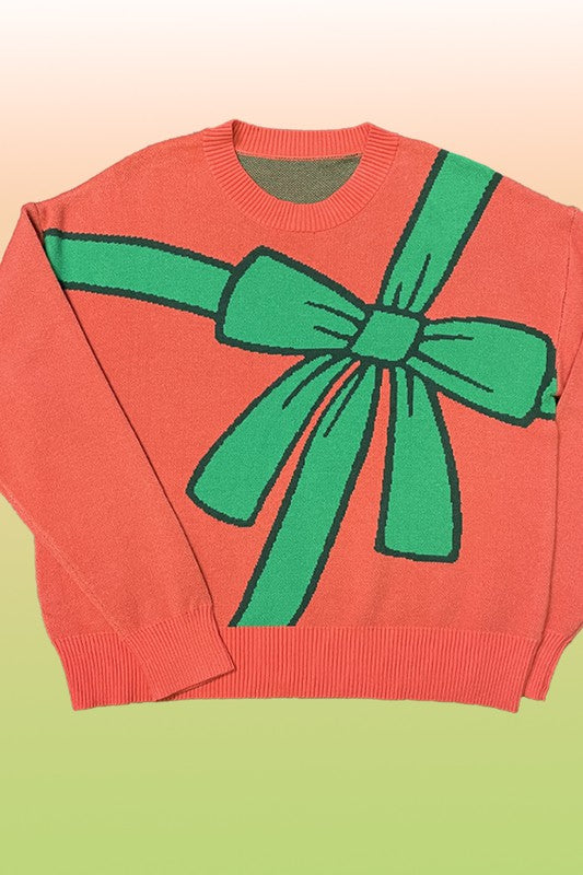 Gift wrap Christmas sweater