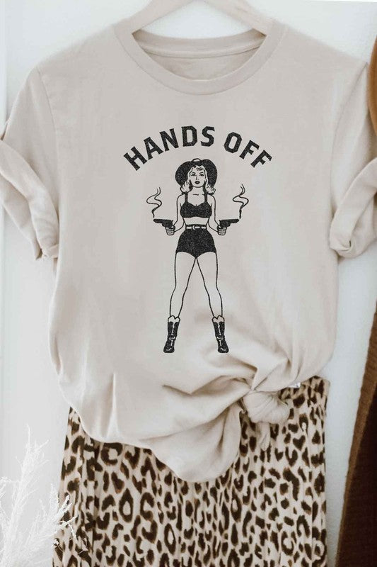 HANDS OFF WESTERN GRAPHIC TEE / T-SHIRT