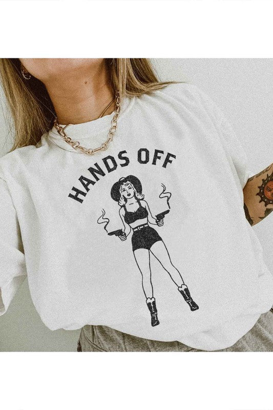 HANDS OFF WESTERN GRAPHIC TEE / T-SHIRT