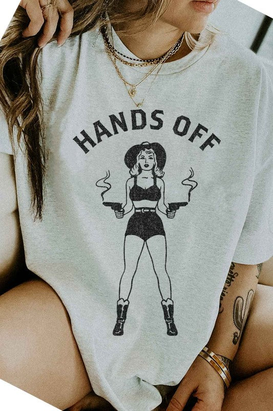 HANDS OFF WESTERN GRAPHIC TEE / T-SHIRT