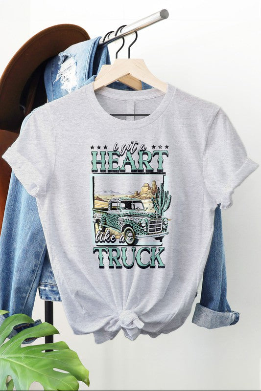 Western Heart Like a Truck Graphic Tee