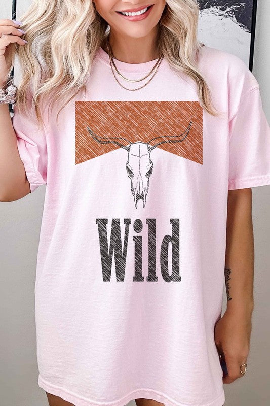 Wild Western Country Oversized Graphic Tee