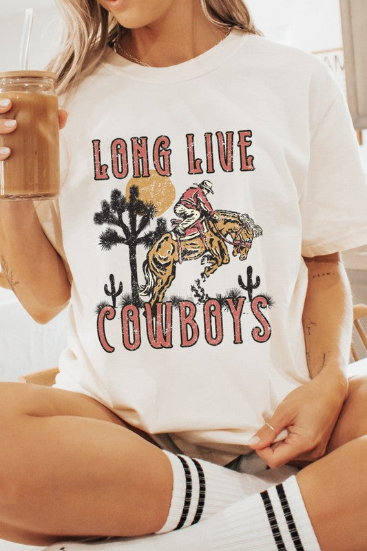 Long Live Cowboys Country Western Graphic Tee