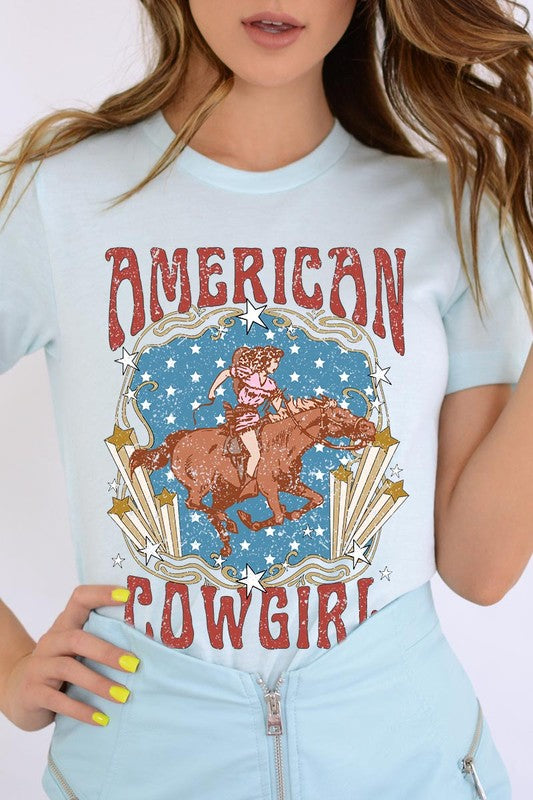 American Cowgirl Graphic T Shirts