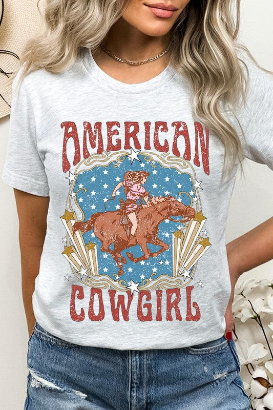 American Cowgirl Graphic T Shirts