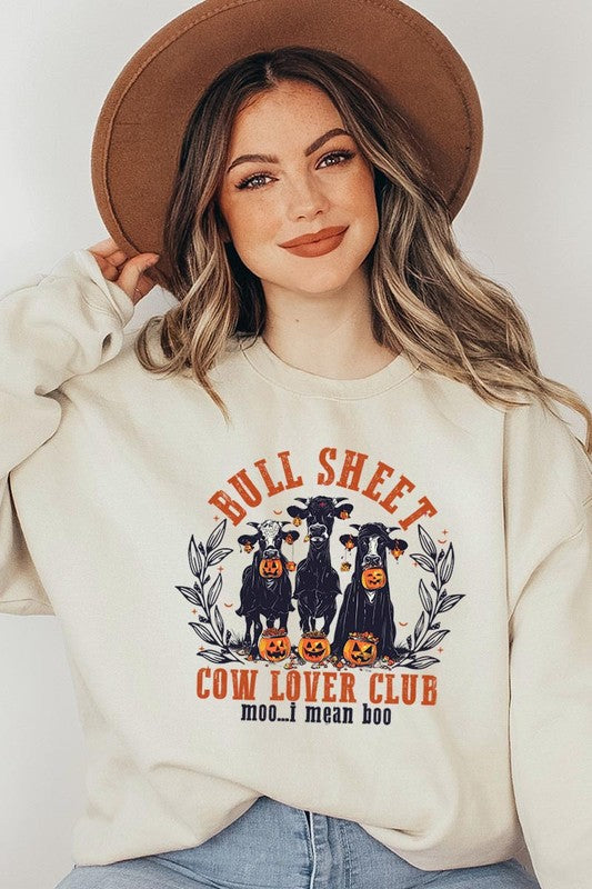 Bull Sheet Cow Lover Club Graphic Sweatshirts