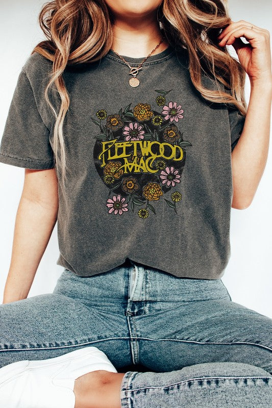 Retro Fleetwood Mac Comfort Colors Graphic Tee