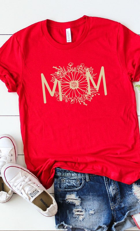 Boho Floral Mom Graphic Tee