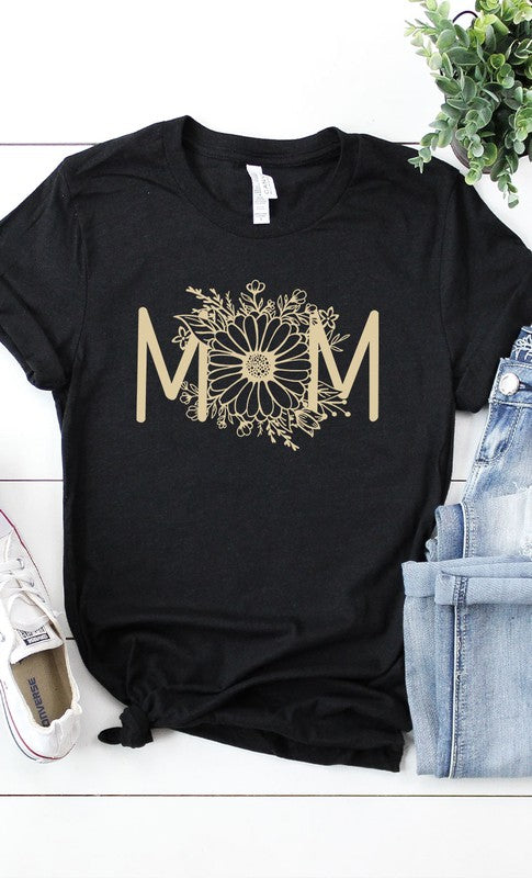 Boho Floral Mom Graphic Tee