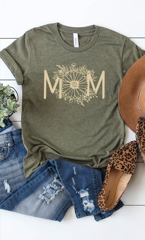 Boho Floral Mom Graphic Tee