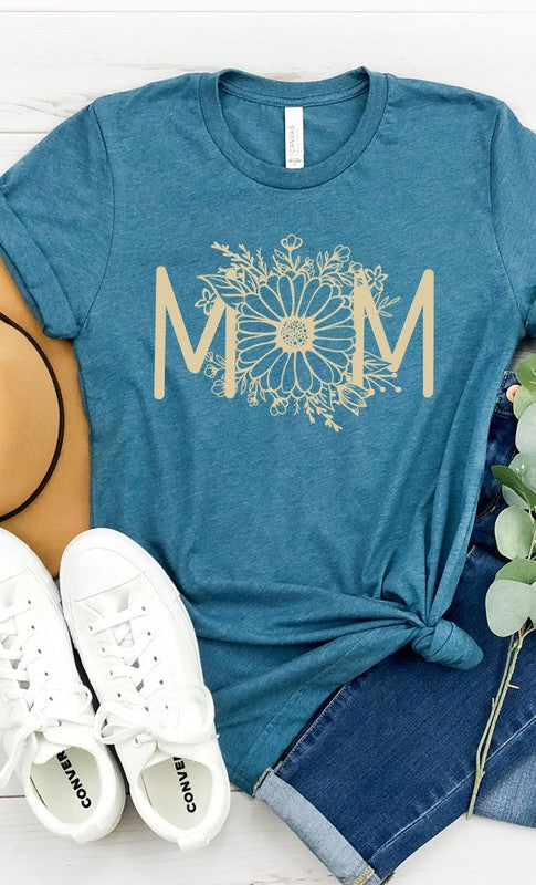 Boho Floral Mom Graphic Tee