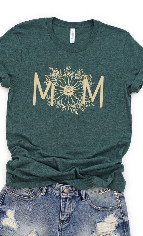 Boho Floral Mom Graphic Tee