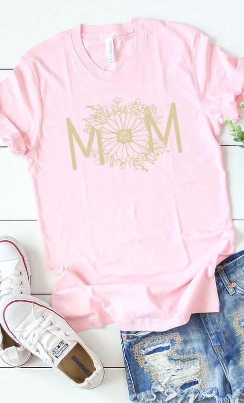 Boho Floral Mom Graphic Tee