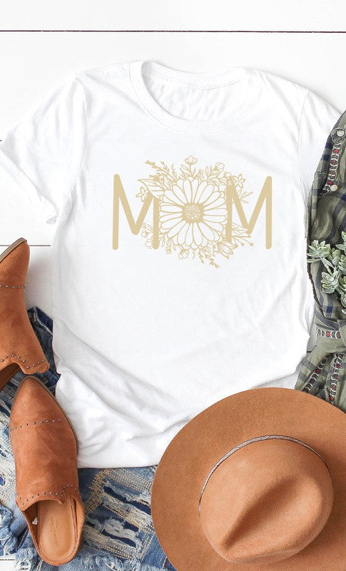 Boho Floral Mom Graphic Tee