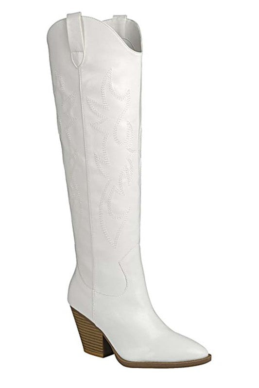 RIVER-17-KNEE HIGH WESTERN BOOT