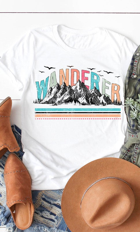 Vintage Wanderer Mountain Graphic Tee